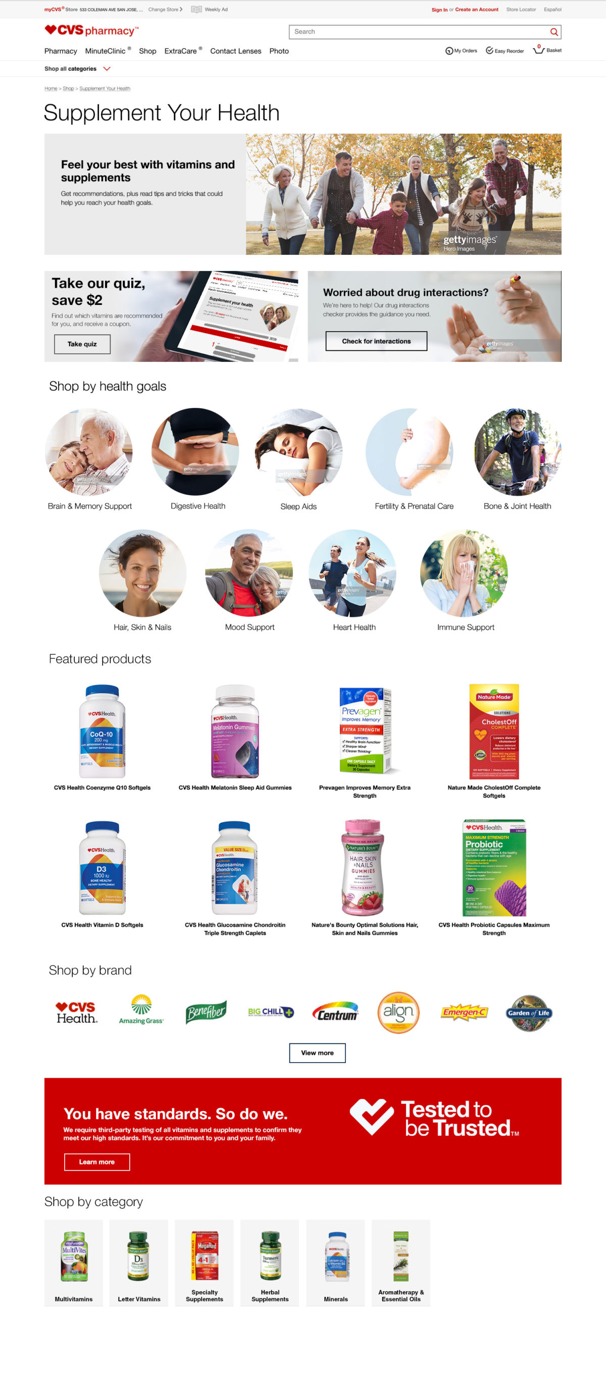 CVS Vitamin Center Jonathan Rafert