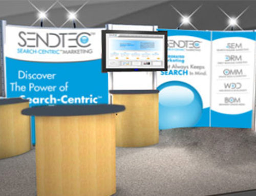 Print SendTec Tradeshow Booth Rebrand